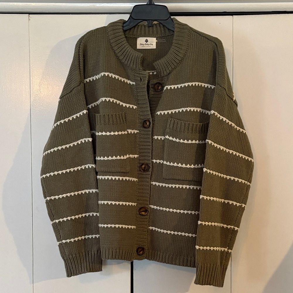 Green Cardigan